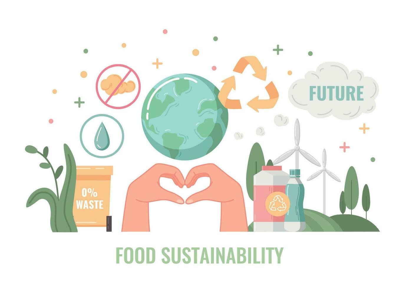 Food Nutrition Flat vector