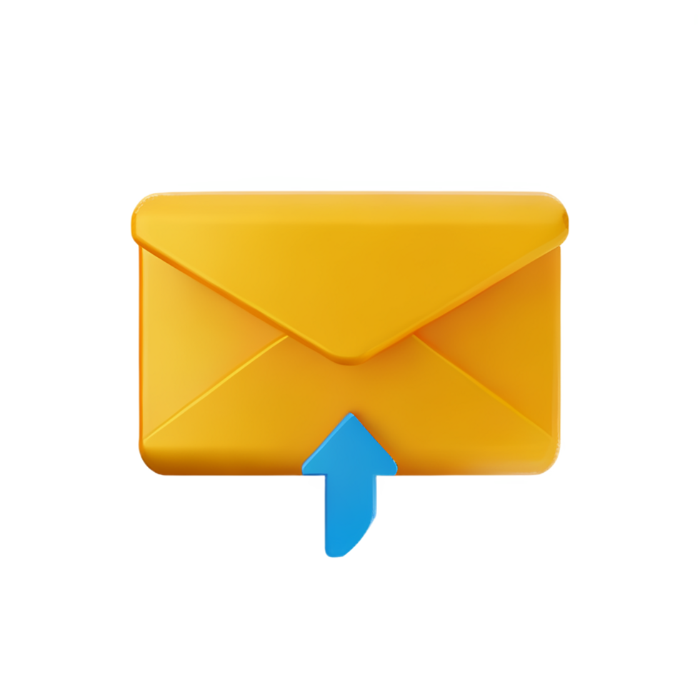 mail 3d rendering icon illustration png