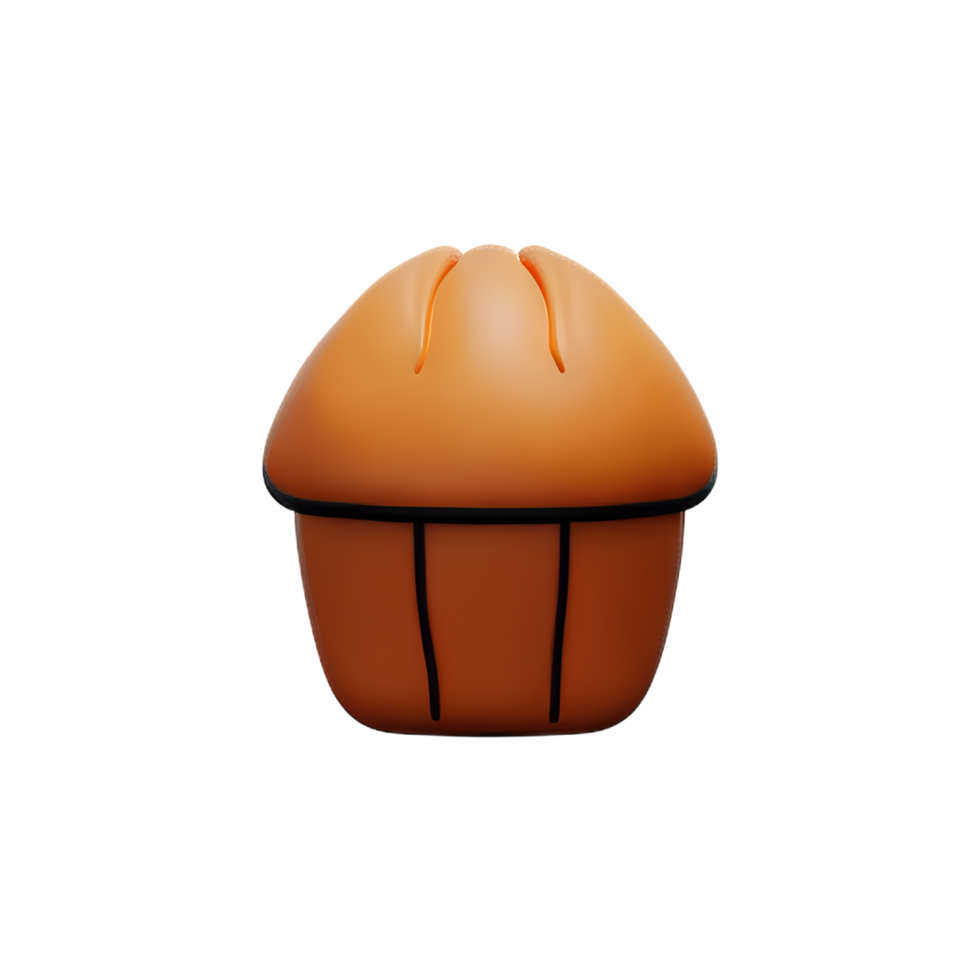 bread 3d rendering icon illustration png
