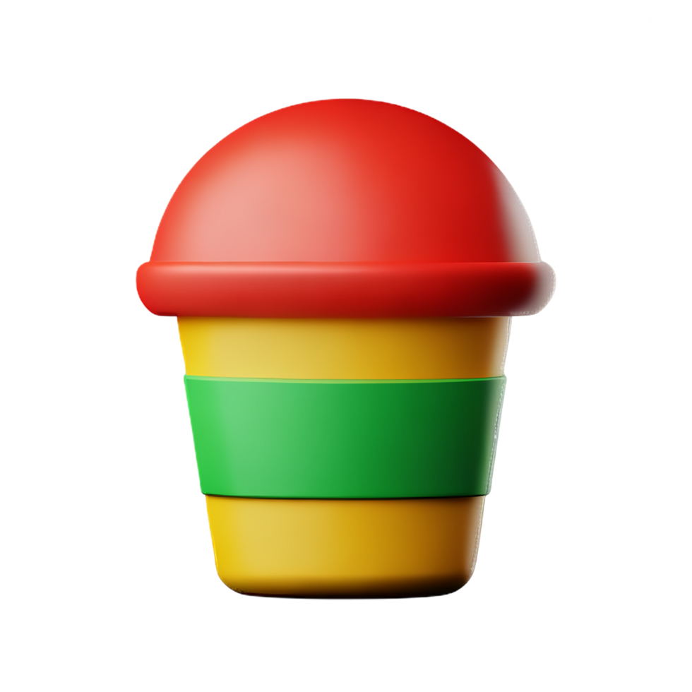 fast food 3d rendering icon illustration png