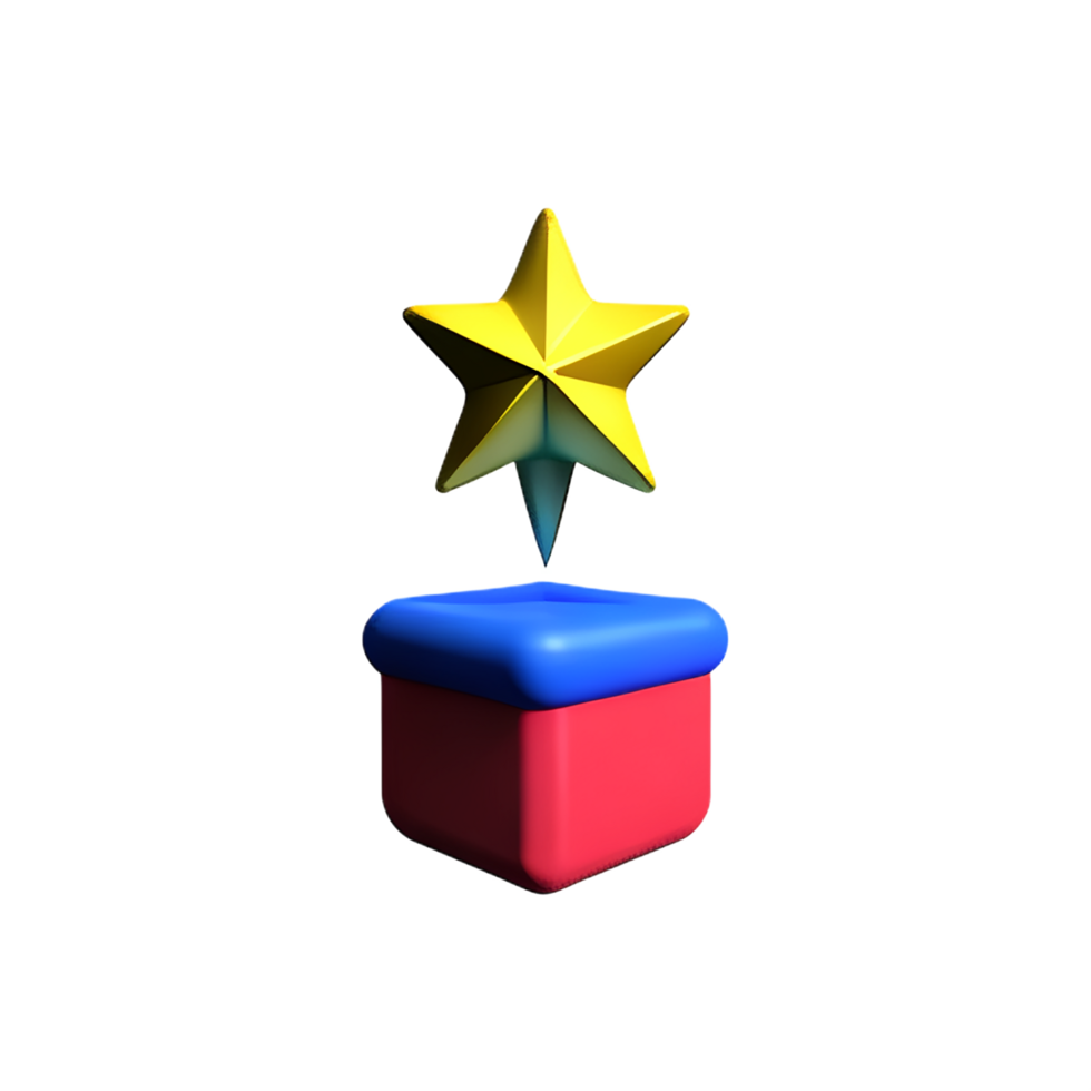 magic 3d rendering icon illustration png
