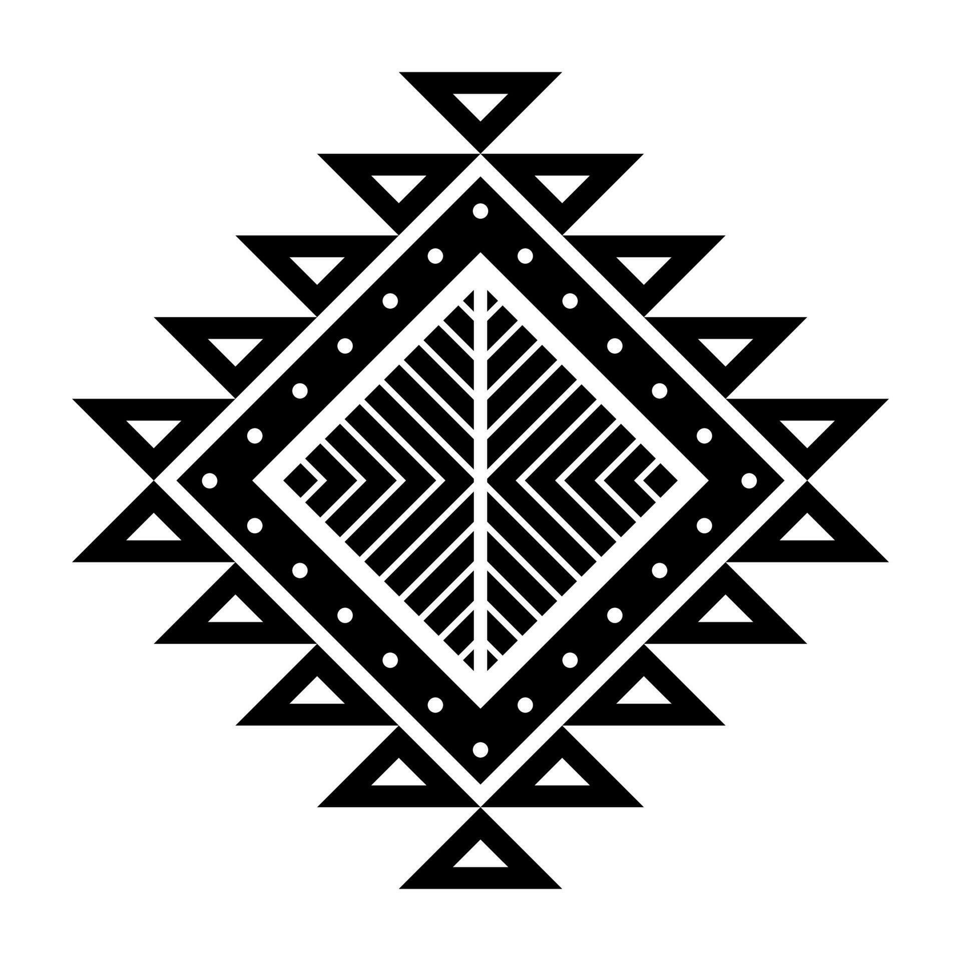 Aztec vector element. 28581130 Vector Art at Vecteezy