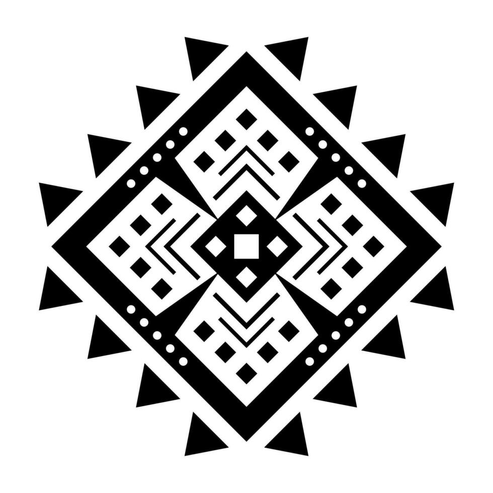 Aztec vector element.