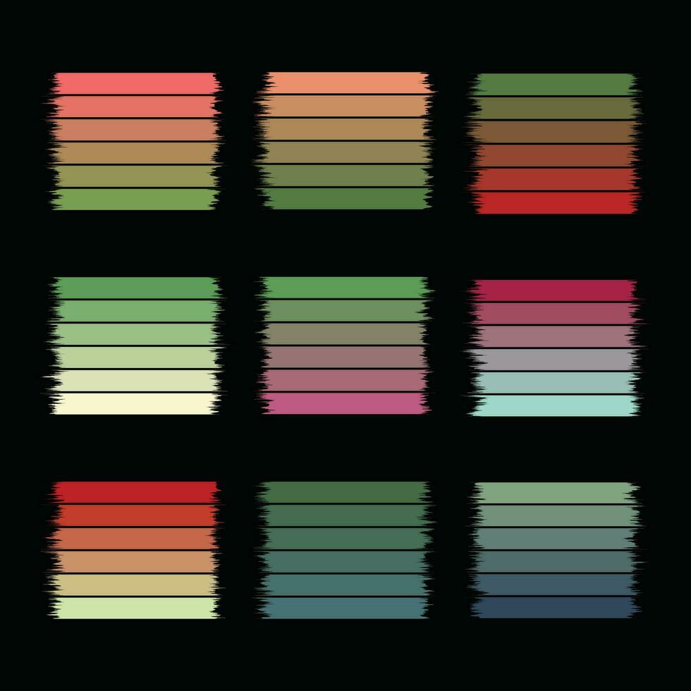 Retro Christmas Tint color palette, Christmas color scheme, Merry Christmas color swatch palettes, trendy print palette Vector illustrations, square Pastel transitional tones