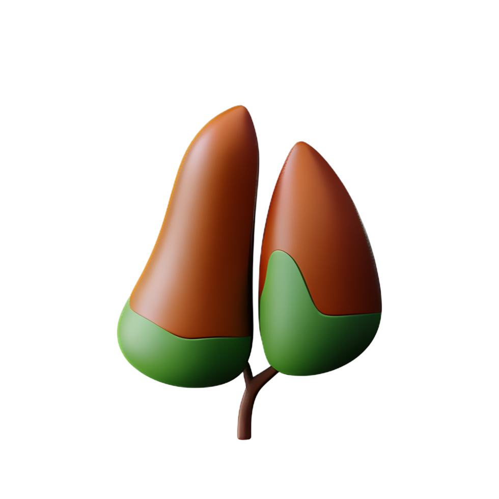 eucalyptus 3d le rendu icône illustration png