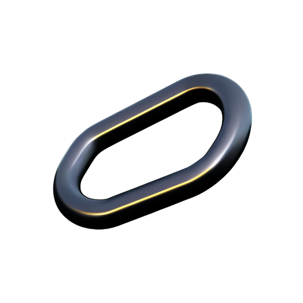 chain 3d rendering icon illustration png