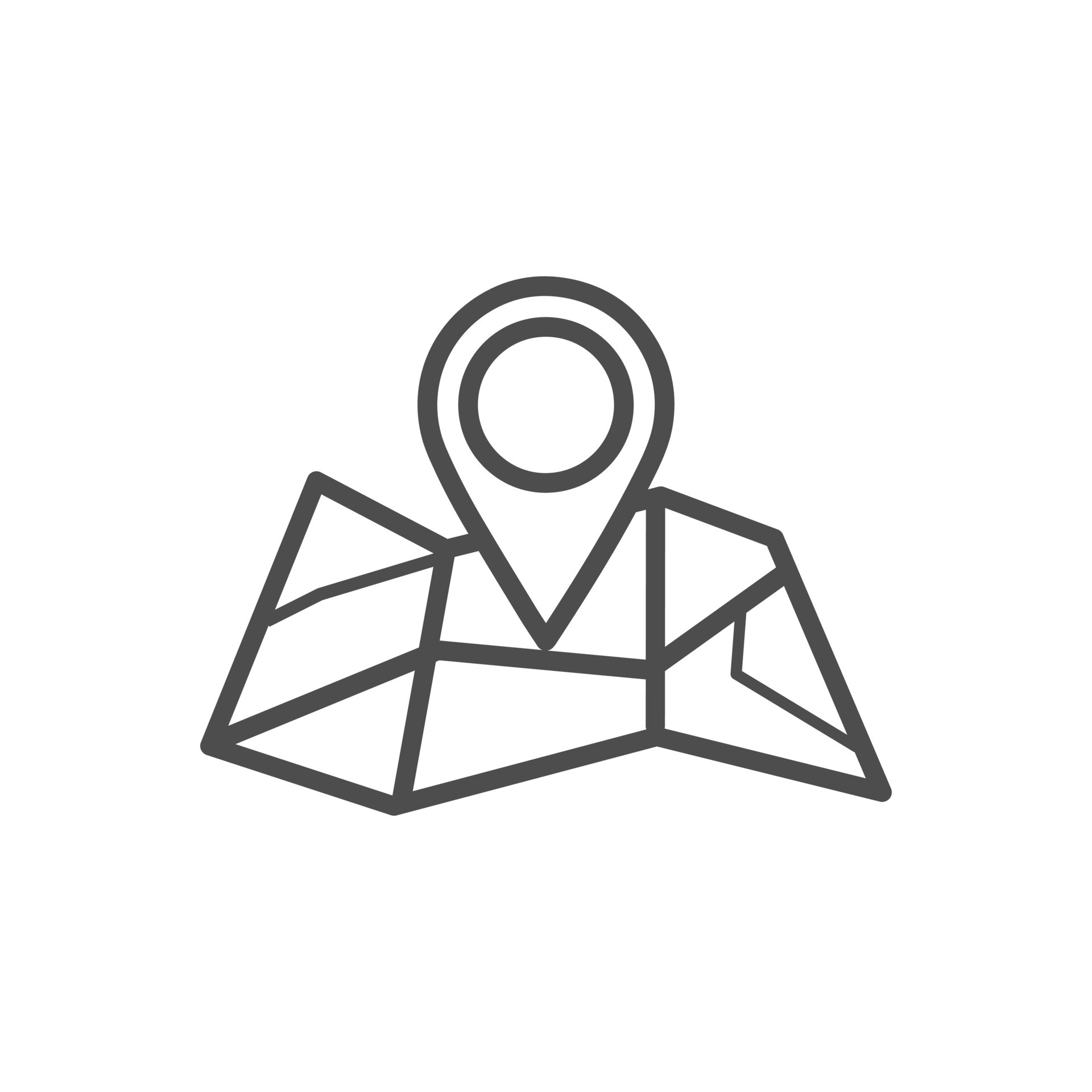 Map location icon. Map pin symbol. Isolated vector illustration