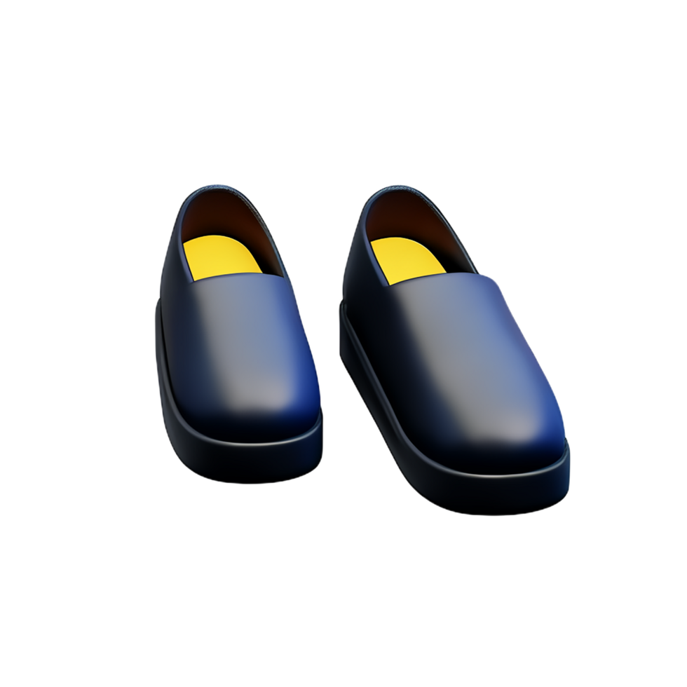 Shoes 3d rendering icon illustration png