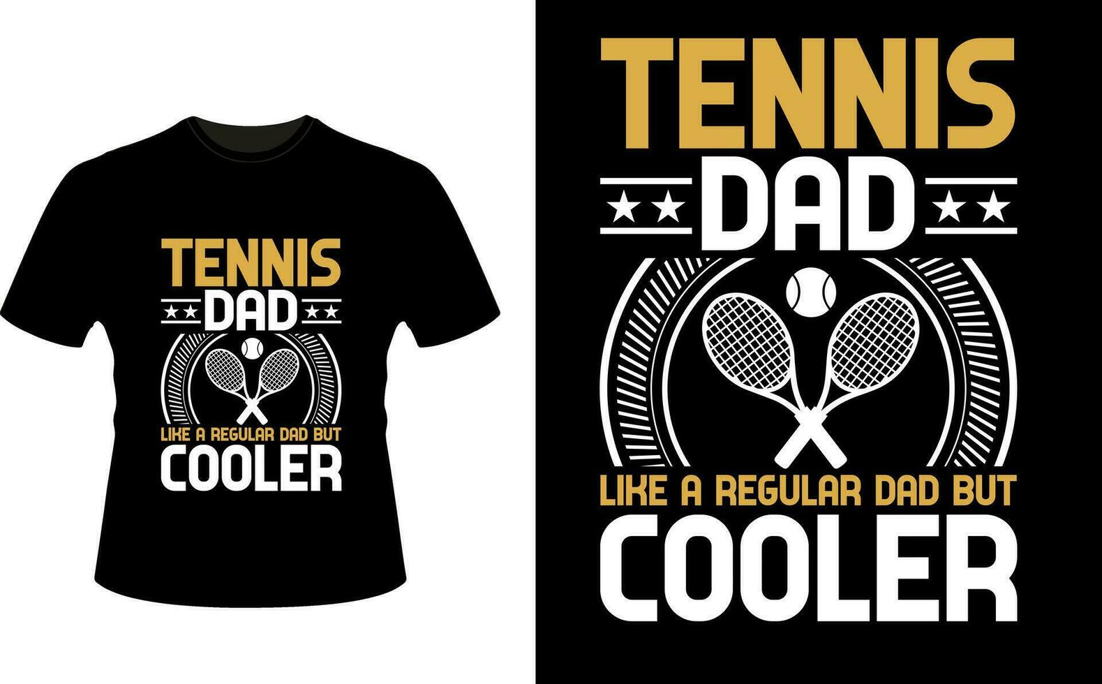 Tennis Dad Like a Regular Dad But Cooler or dad papa tshirt design or Father day t shirt Design vector