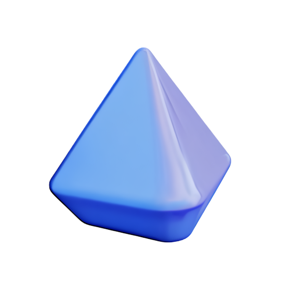 crystal 3d rendering icon illustration png