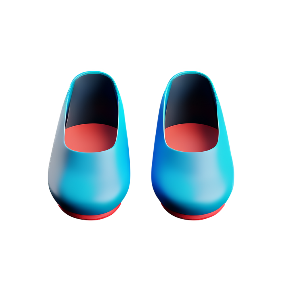 Shoes 3d rendering icon illustration png
