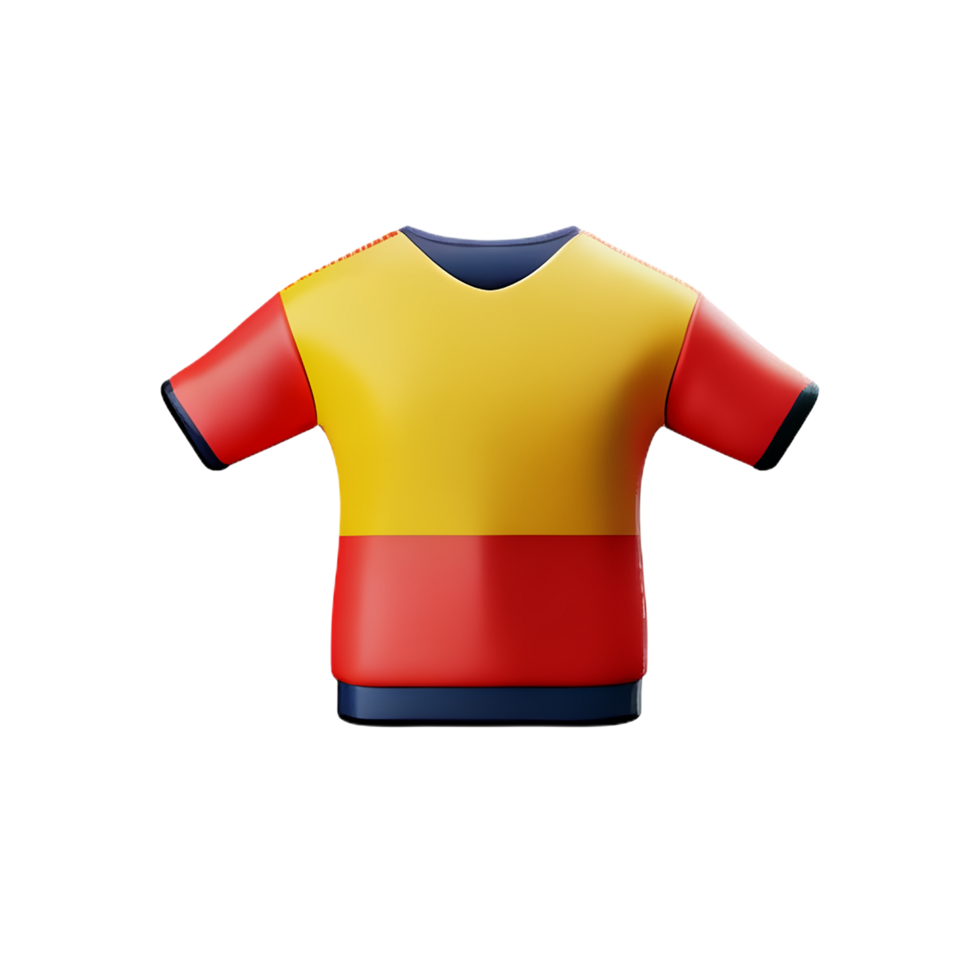 jersey 3d rendering icon illustration png