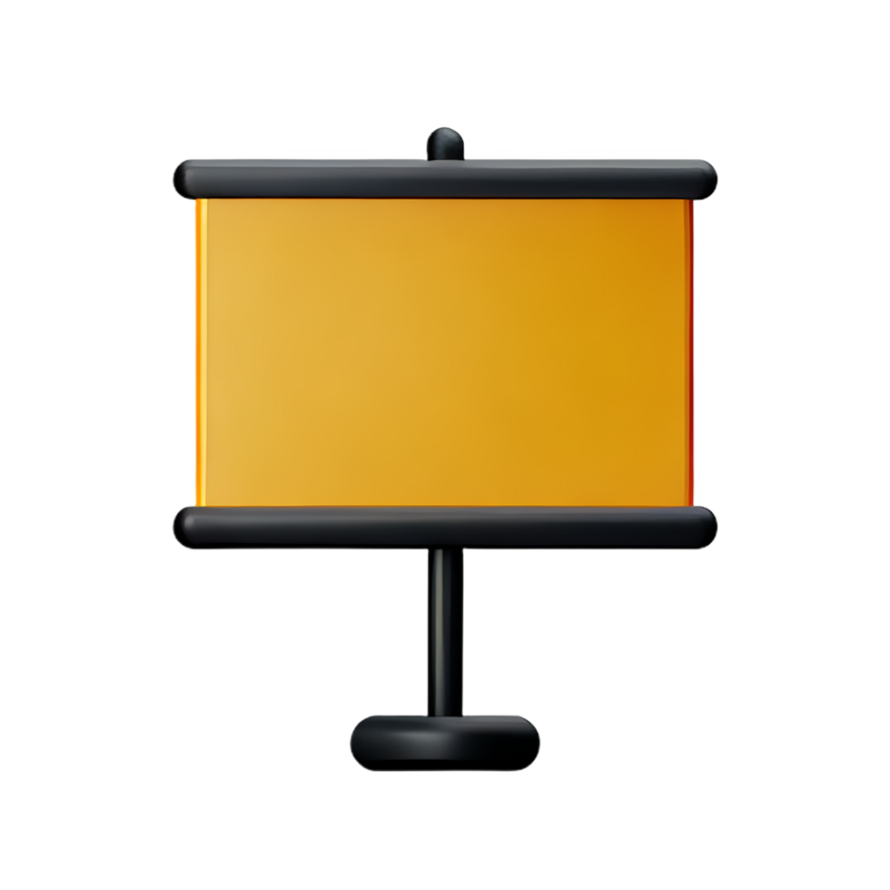 board 3d rendering icon illustration png
