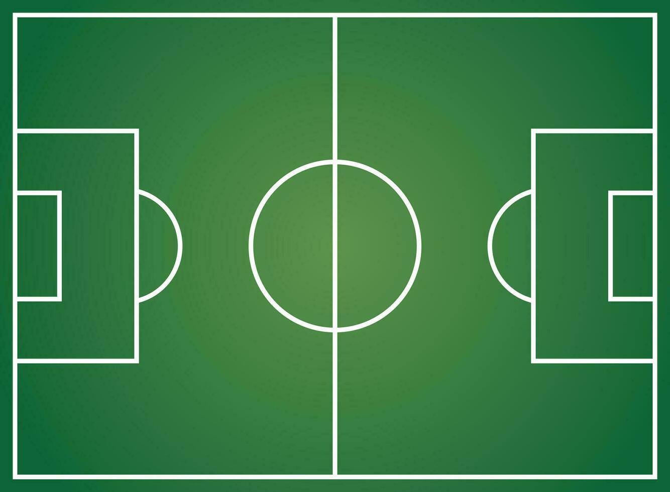 Soccer field in flat style. Football stadium vector illustration on isolated background. Sport plan sign business concept.