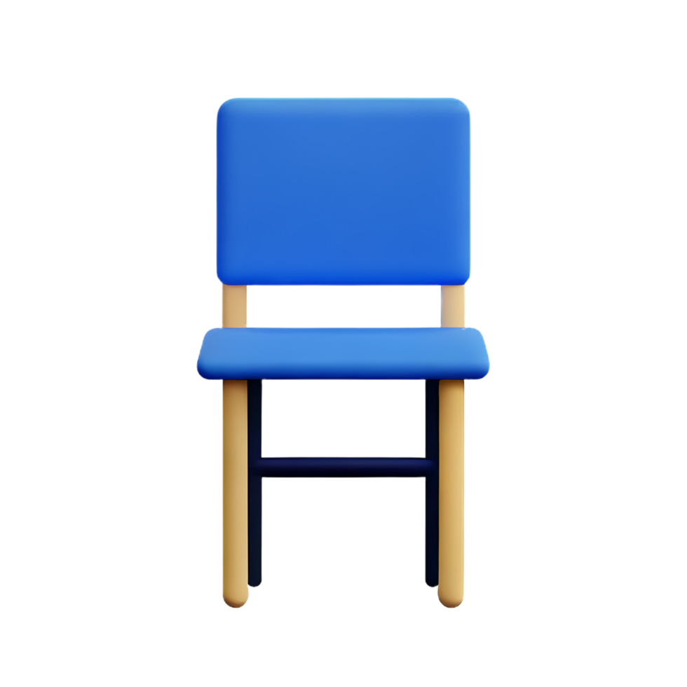 chair 3d rendering icon illustration png
