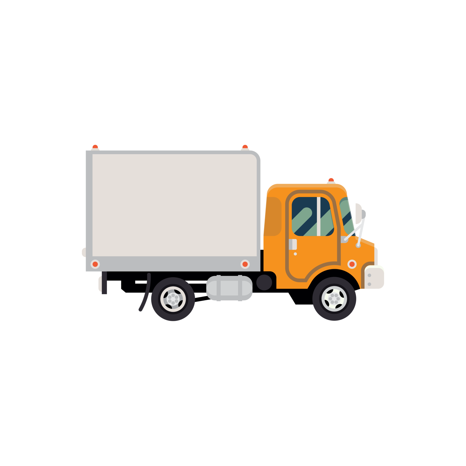 delivery truck, box truck 28582363 PNG