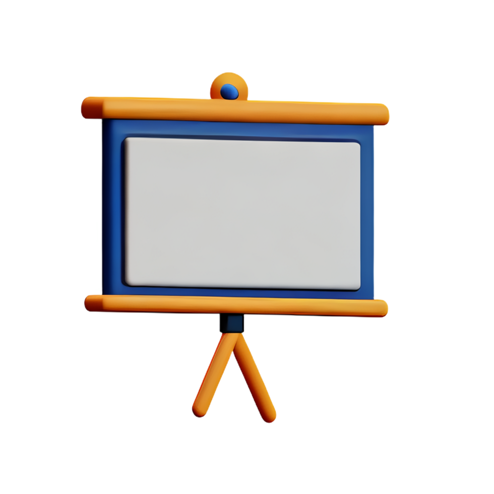 board 3d rendering icon illustration png
