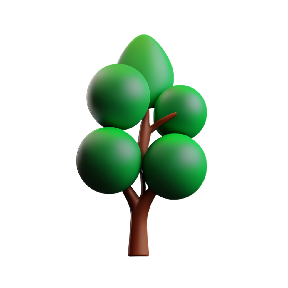 eucalyptus 3d rendering icon illustration png