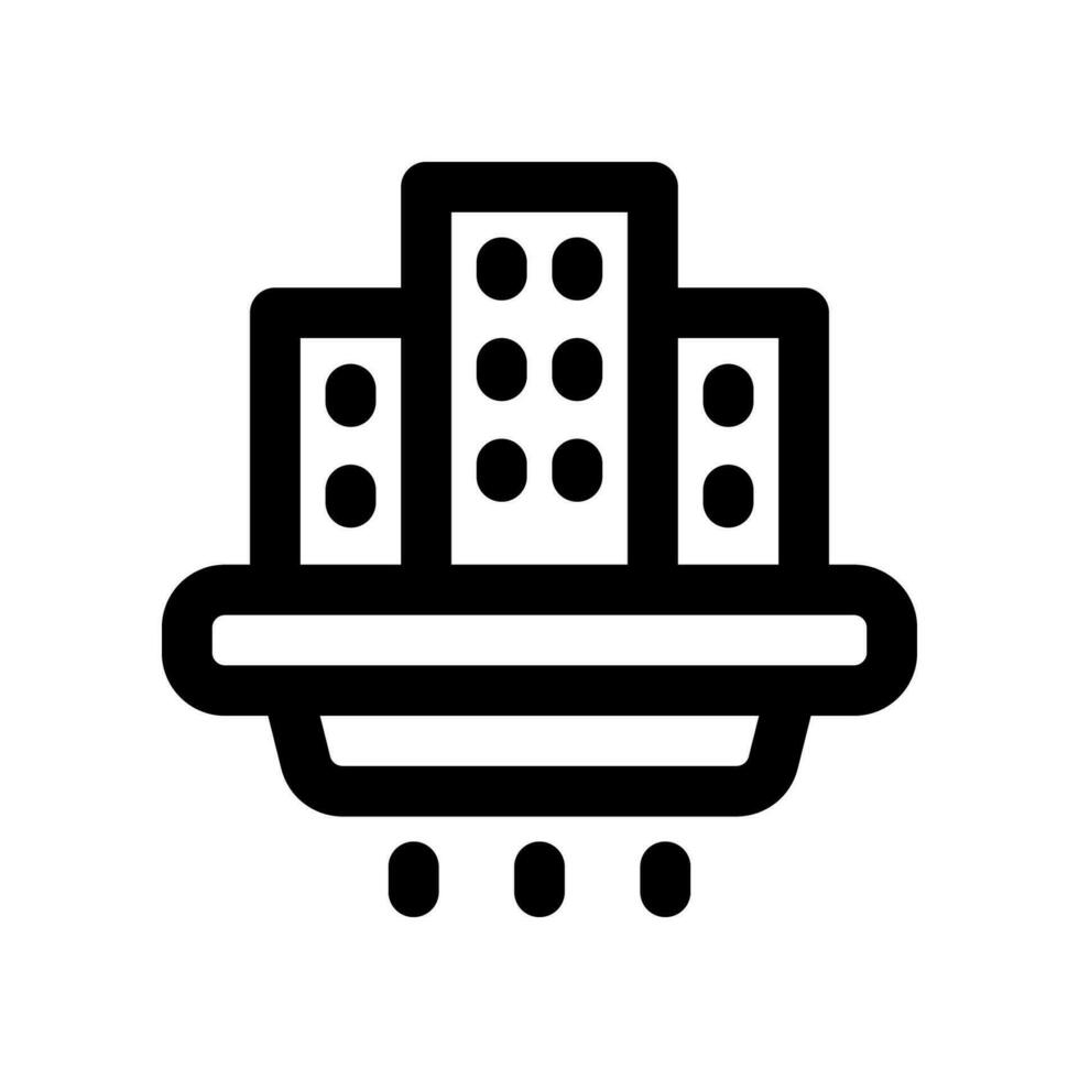 city colony line icon. vector icon for your website, mobile, presentation, and logo design.