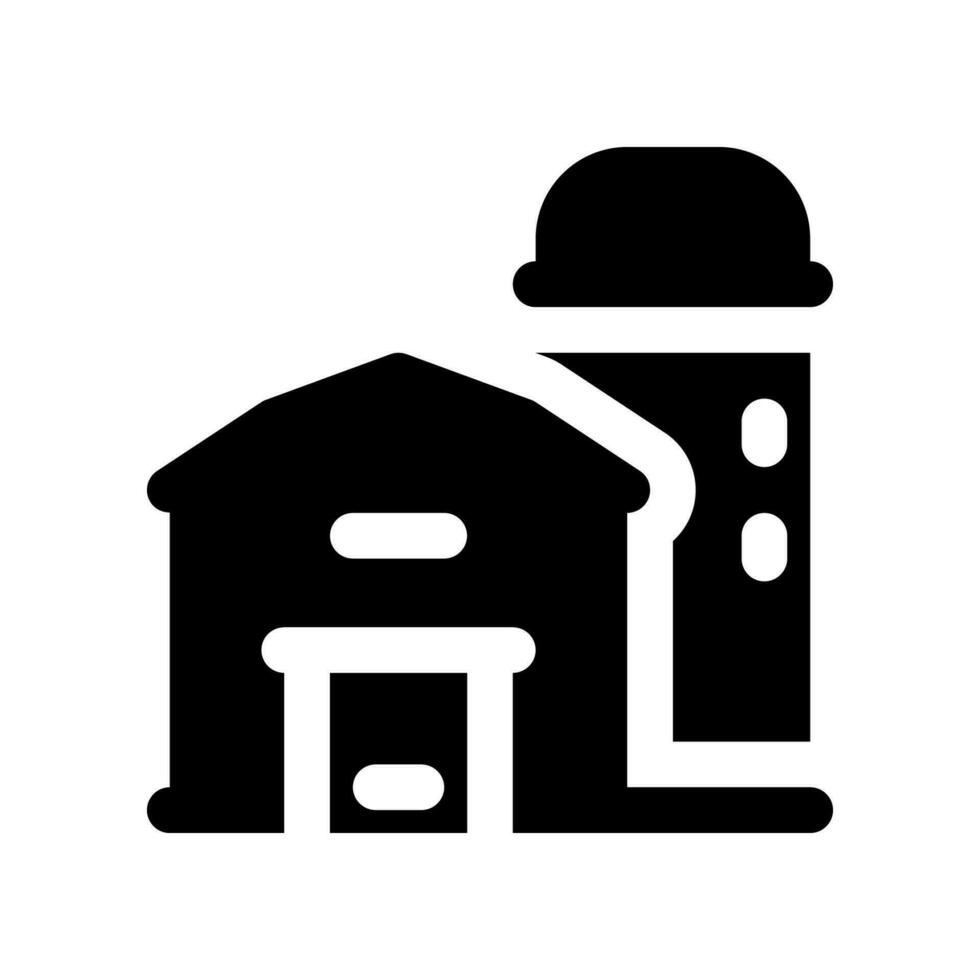 barn solid icon. vector icon for your website, mobile, presentation, and logo design.