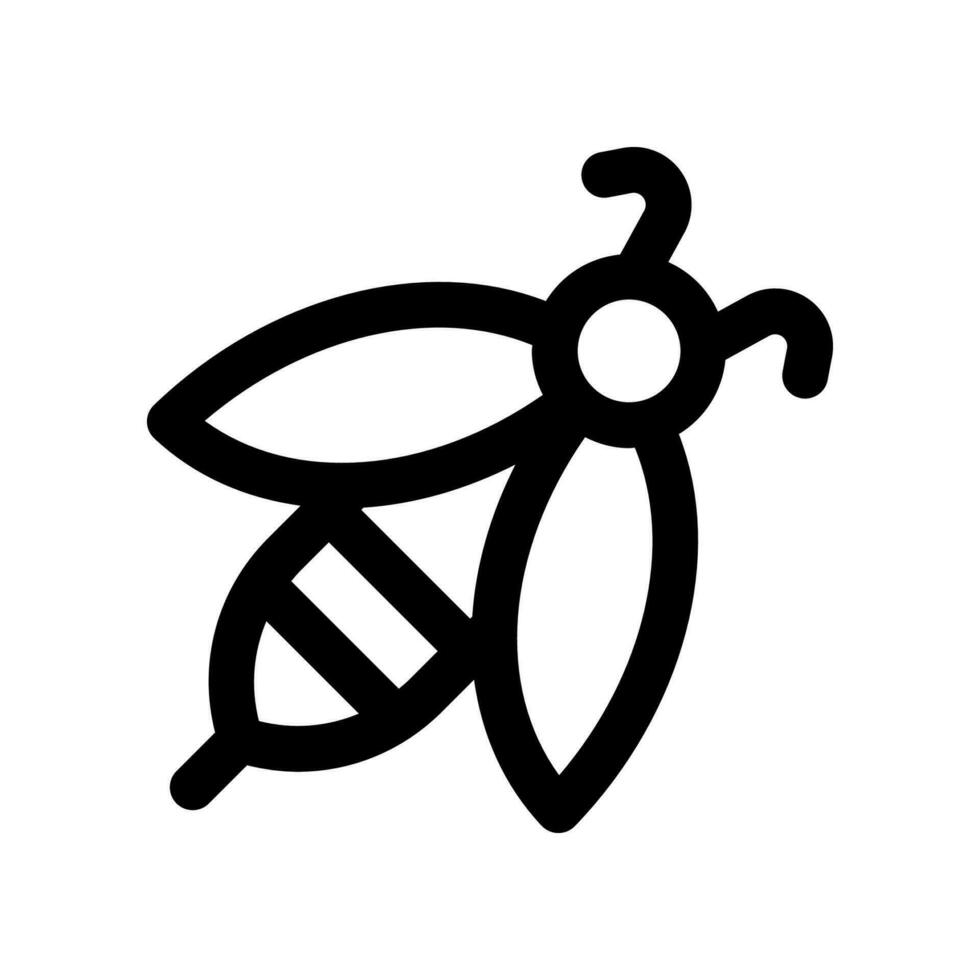 abeja línea icono. vector icono para tu sitio web, móvil, presentación, y logo diseño.