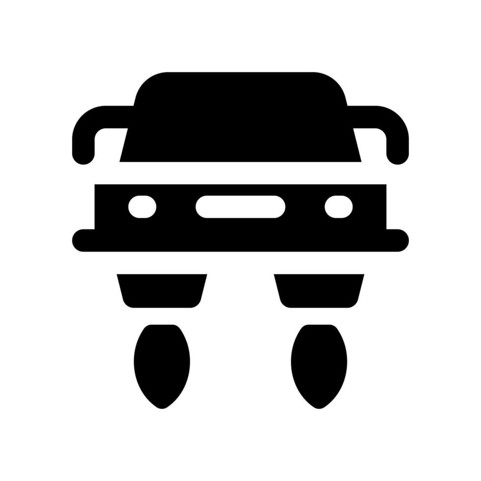 flying car solid icon. vector icon for your website, mobile, presentation, and logo design.