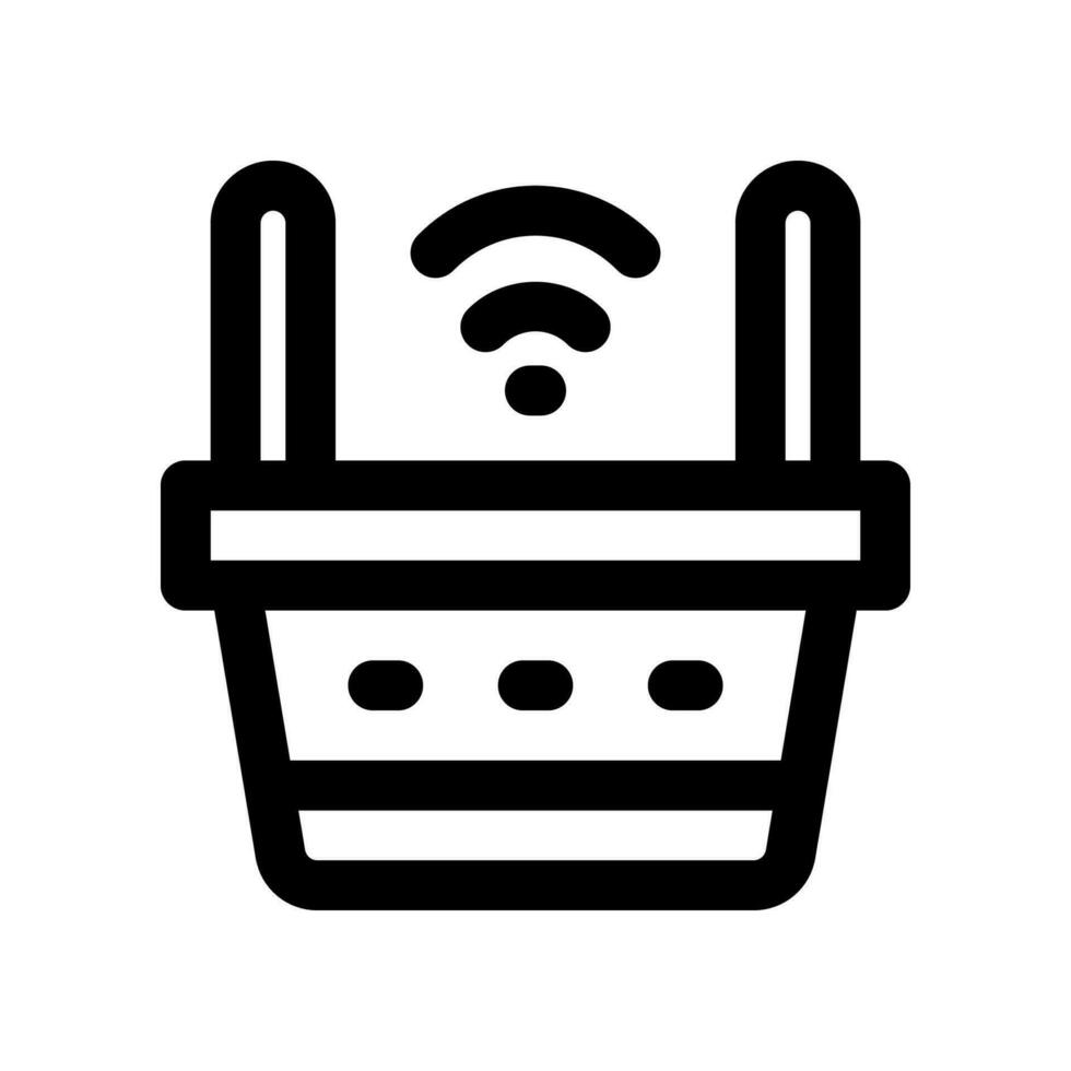 shopping basket line icon. vector icon for your website, mobile, presentation, and logo design.