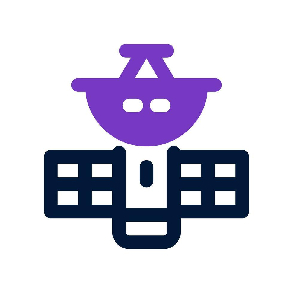 satellite dual tone icon. vector icon for your website, mobile, presentation, and logo design.