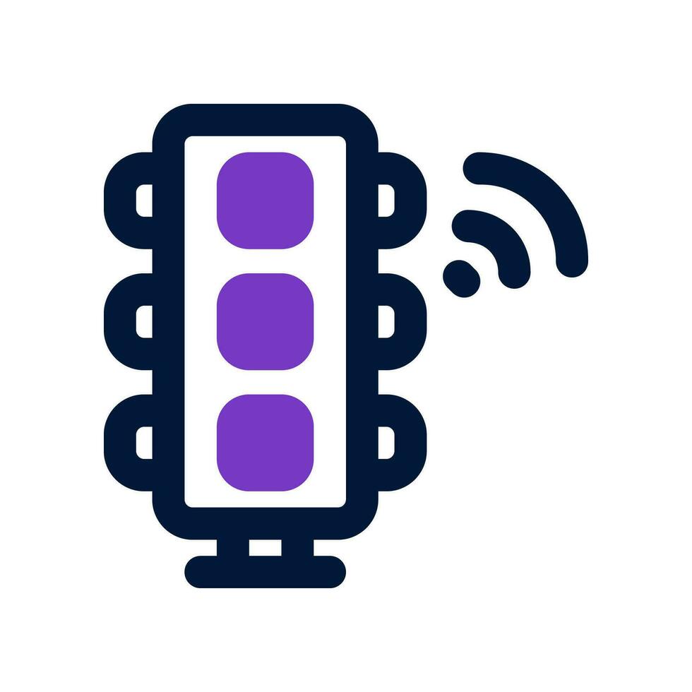 tráfico lámpara doble tono icono. vector icono para tu sitio web, móvil, presentación, y logo diseño.
