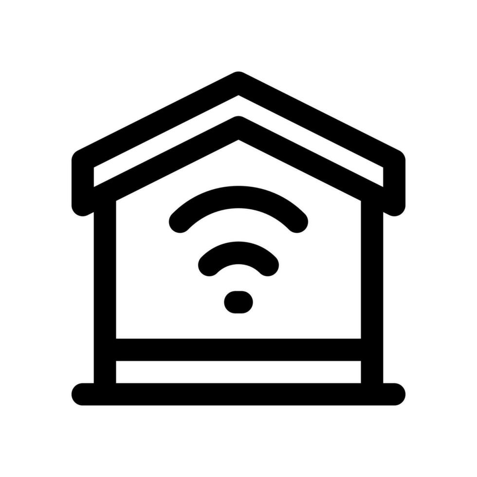 inteligente hogar línea icono. vector icono para tu sitio web, móvil, presentación, y logo diseño.