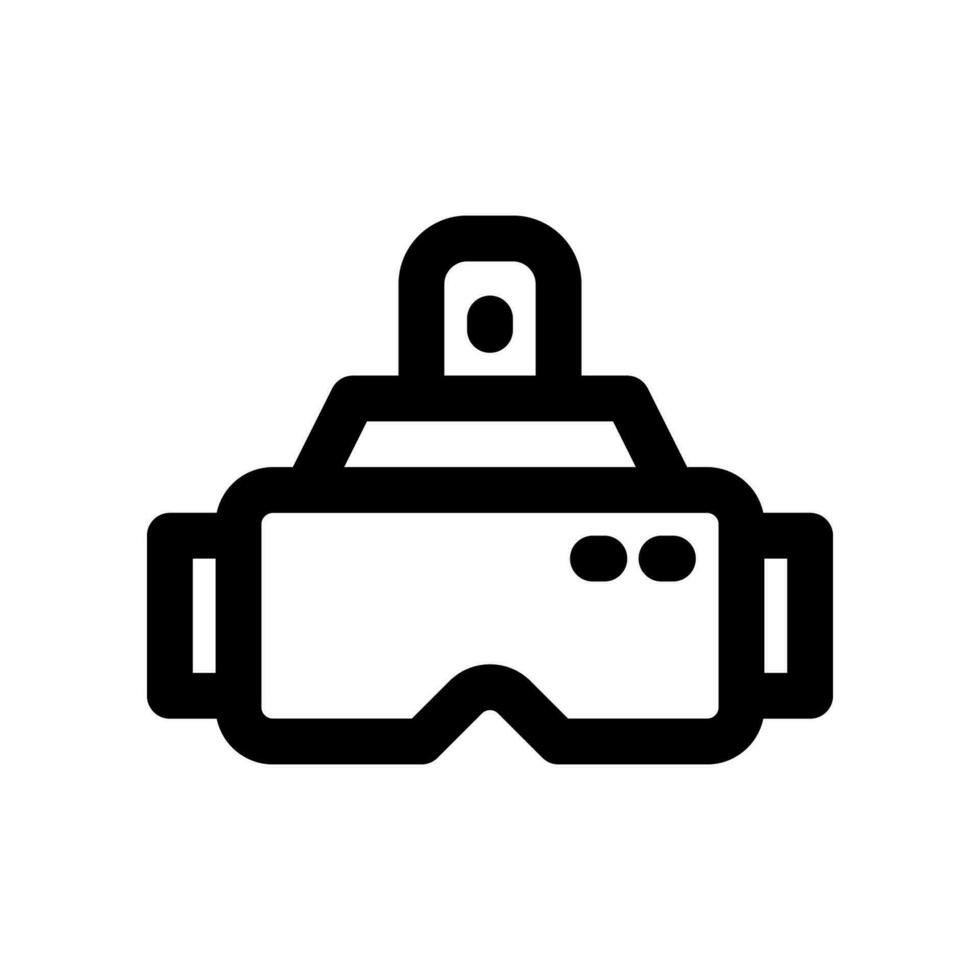 virtual glasses line icon. vector icon for your website, mobile, presentation, and logo design.