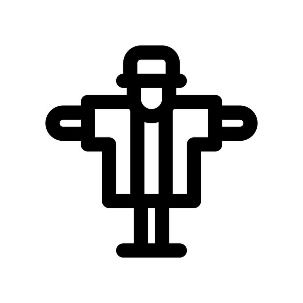 scarecrow line icon. vector icon for your website, mobile, presentation, and logo design.