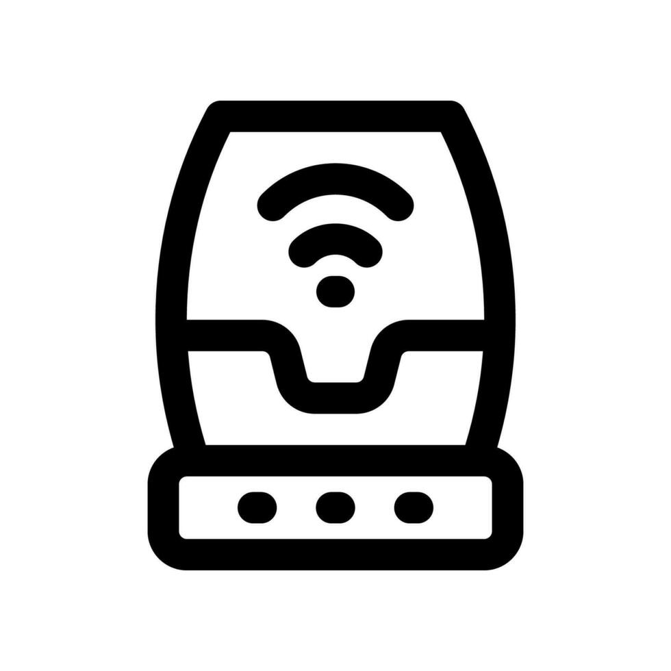 smart speaker line icon. vector icon for your website, mobile, presentation, and logo design.