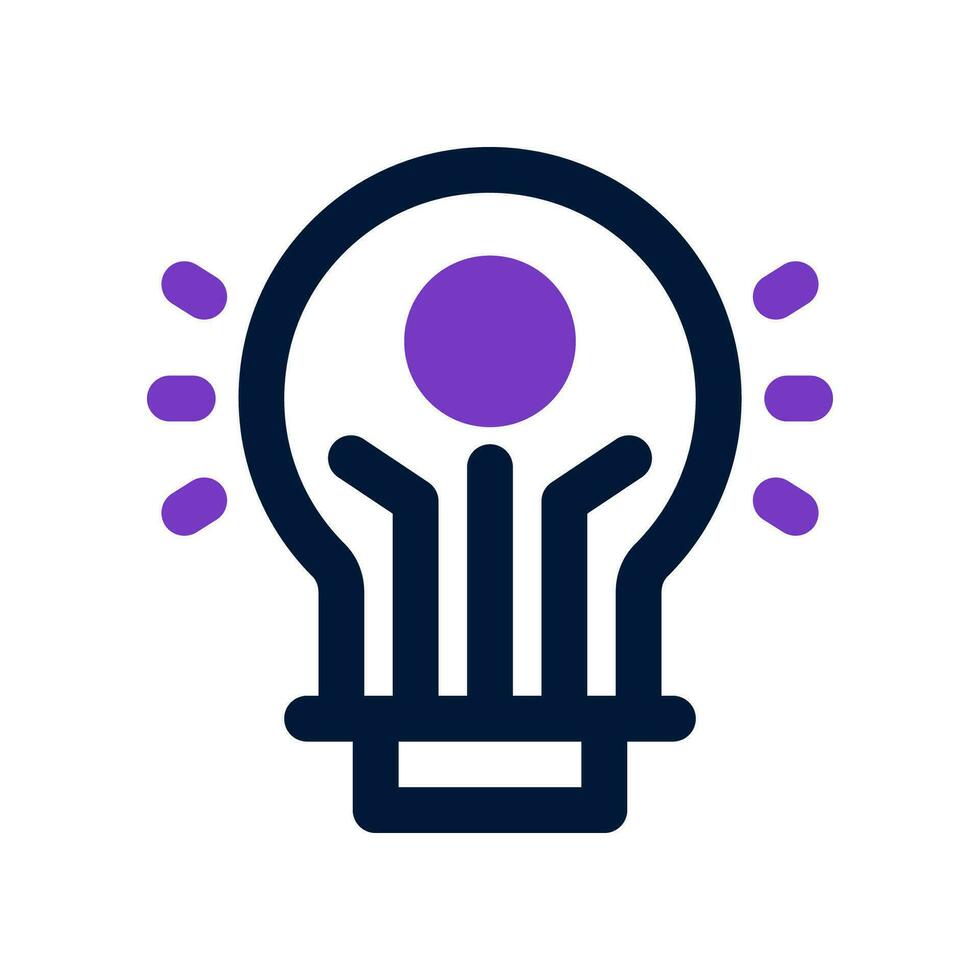 idea dual tone icon. vector icon for your website, mobile, presentation, and logo design.