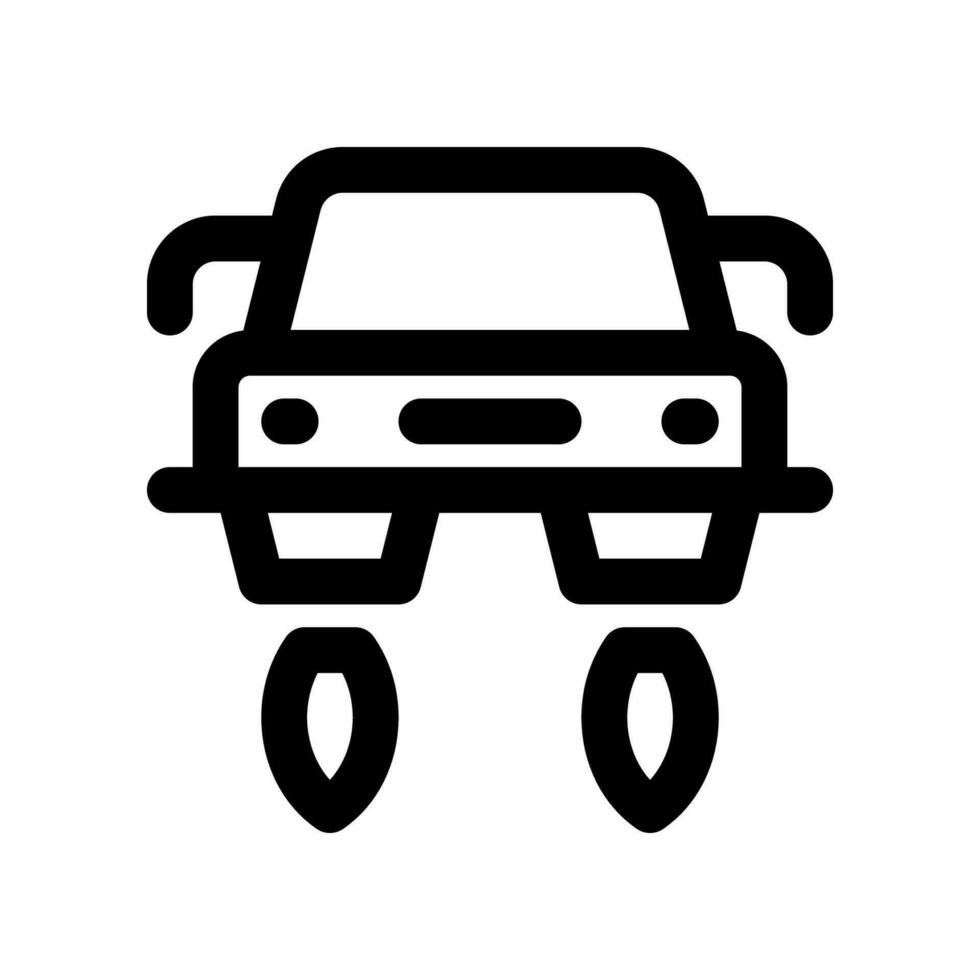 flying car line icon. vector icon for your website, mobile, presentation, and logo design.