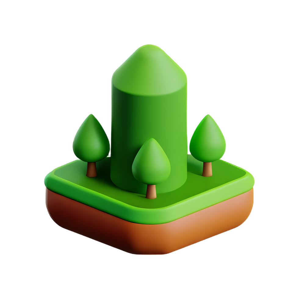 jungle 3d rendering icon illustration 28583599 PNG