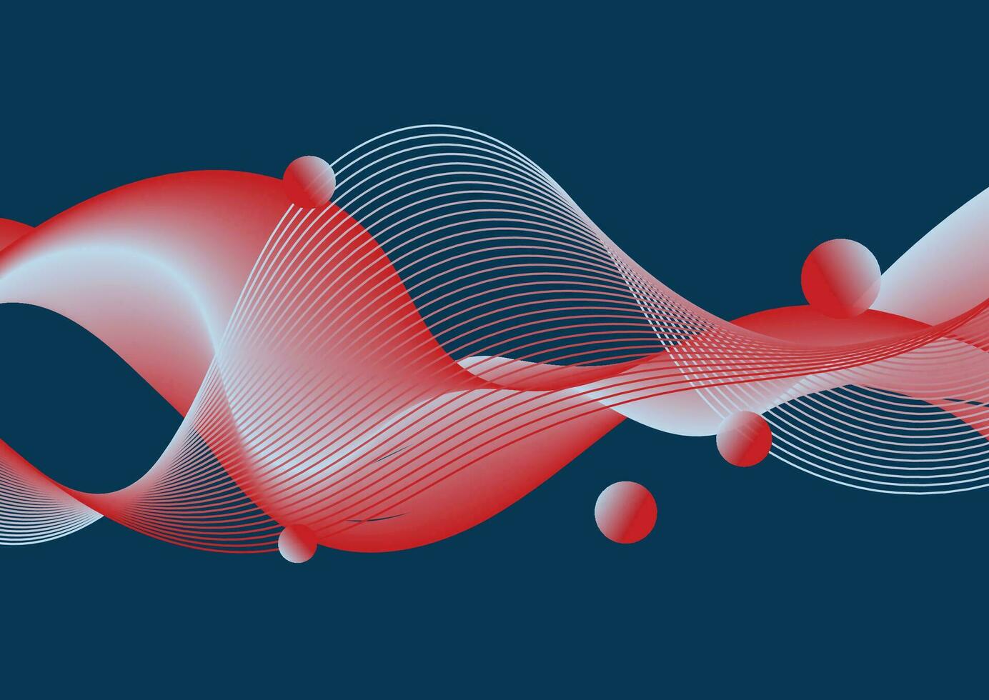 geometric wavy abstract background gradient vector