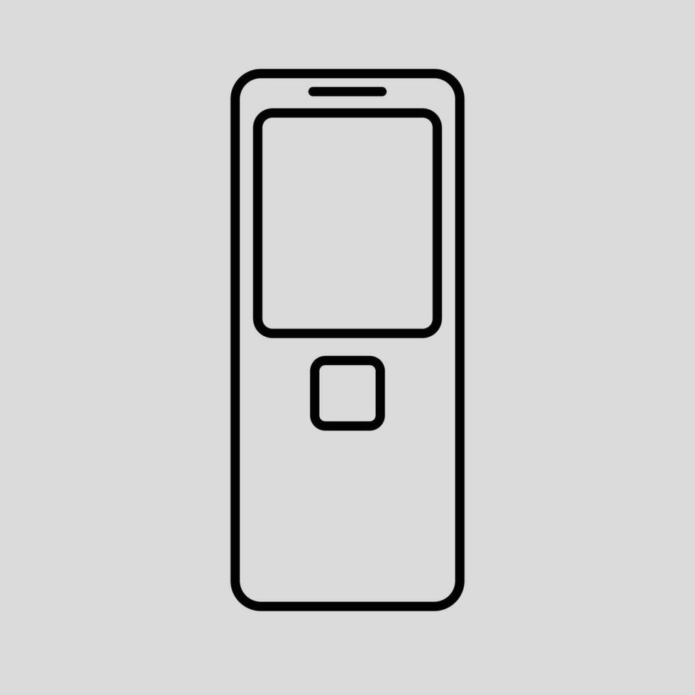 Feature phone icon vector