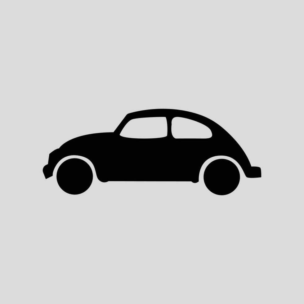 icono de coche viejo vector