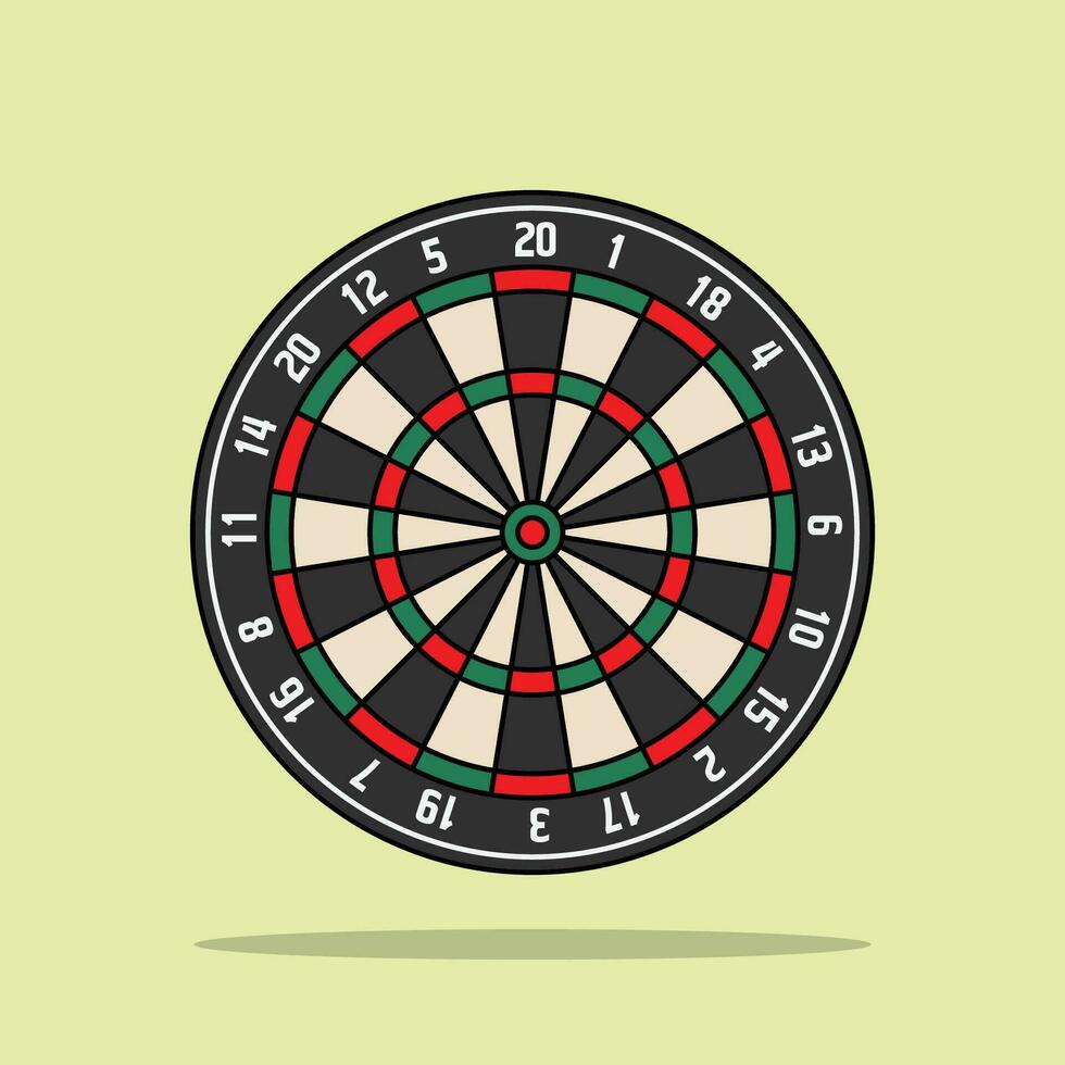 The Illustration of Dart Game vector