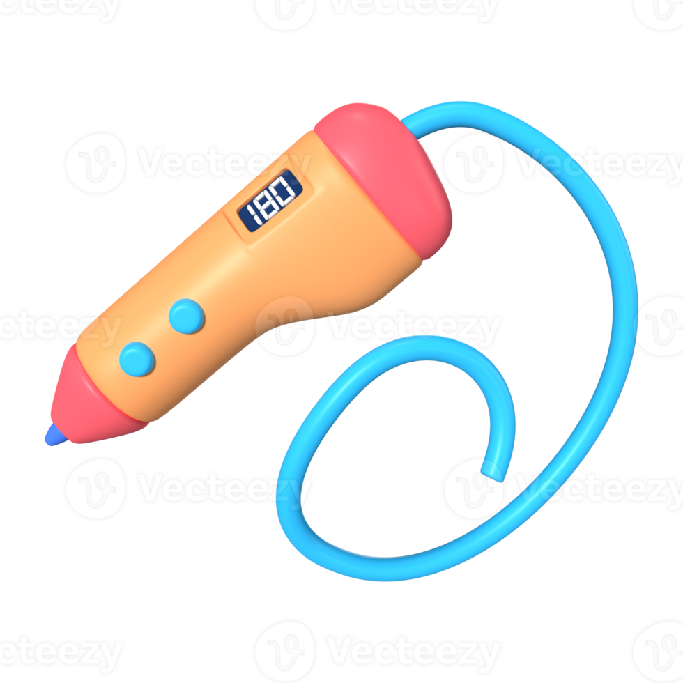 3D Pen 3D Illustration Icon png