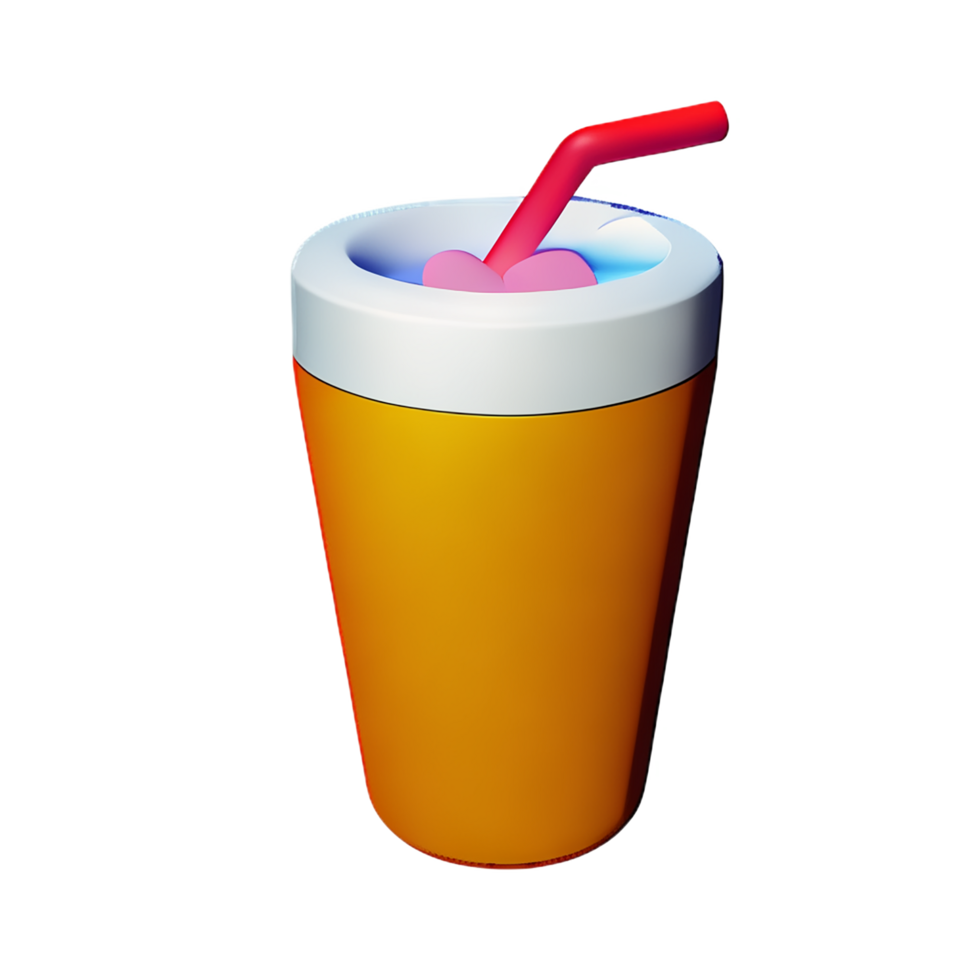 drink 3d rendering icon illustration png