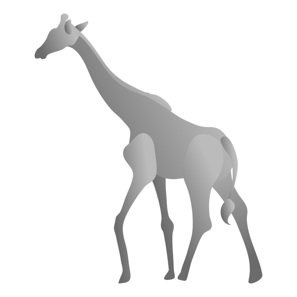 giraffe silhouette png file