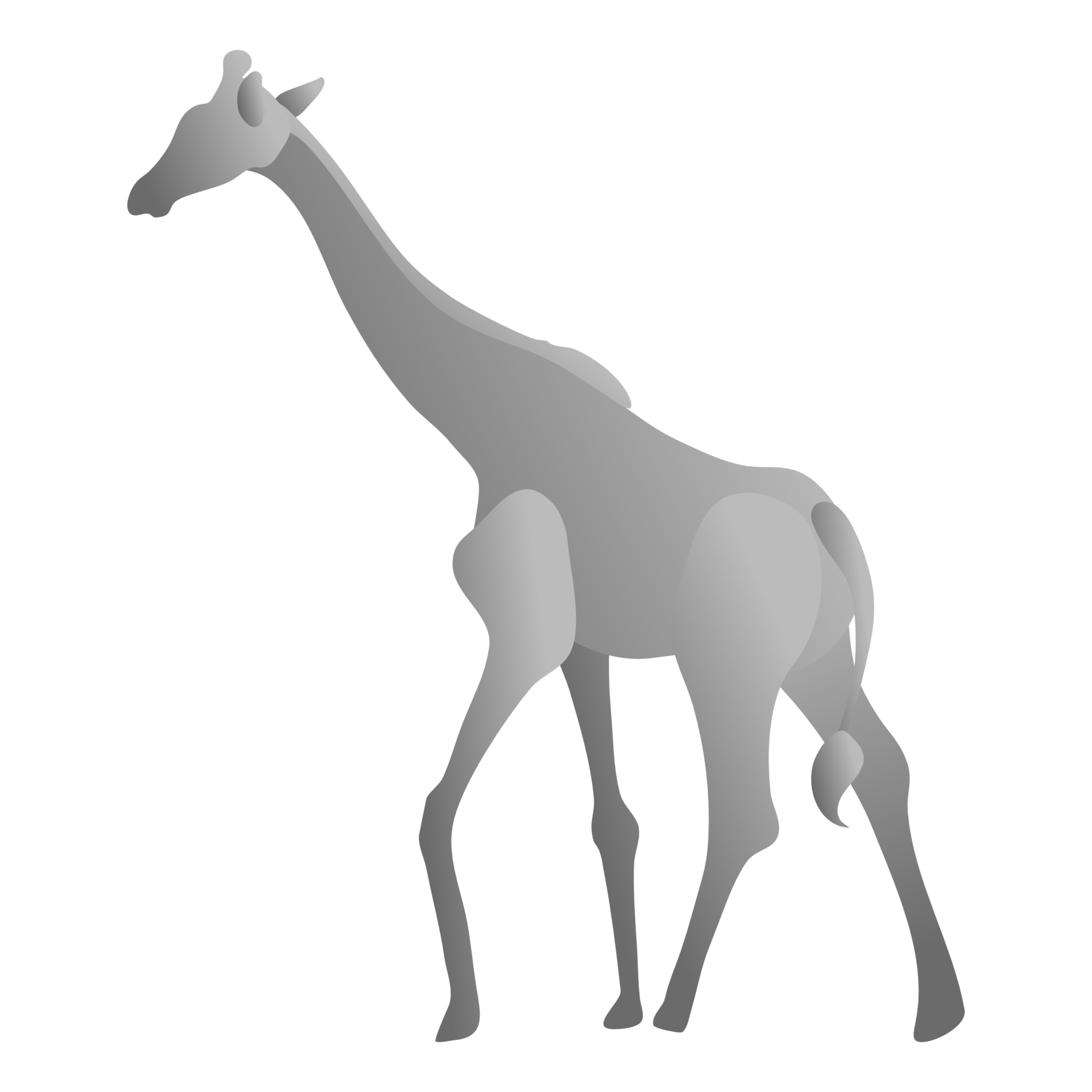 giraffe silhouette png file 28584051 PNG