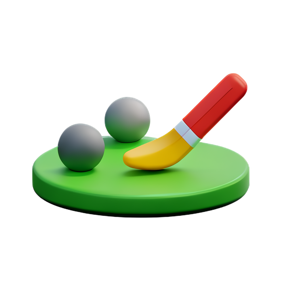 golf 3d rendering icon illustration png