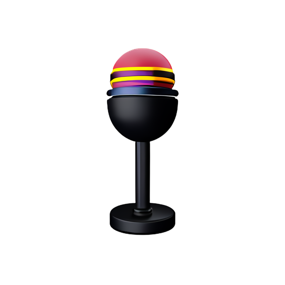mic 3d rendering icon illustration png