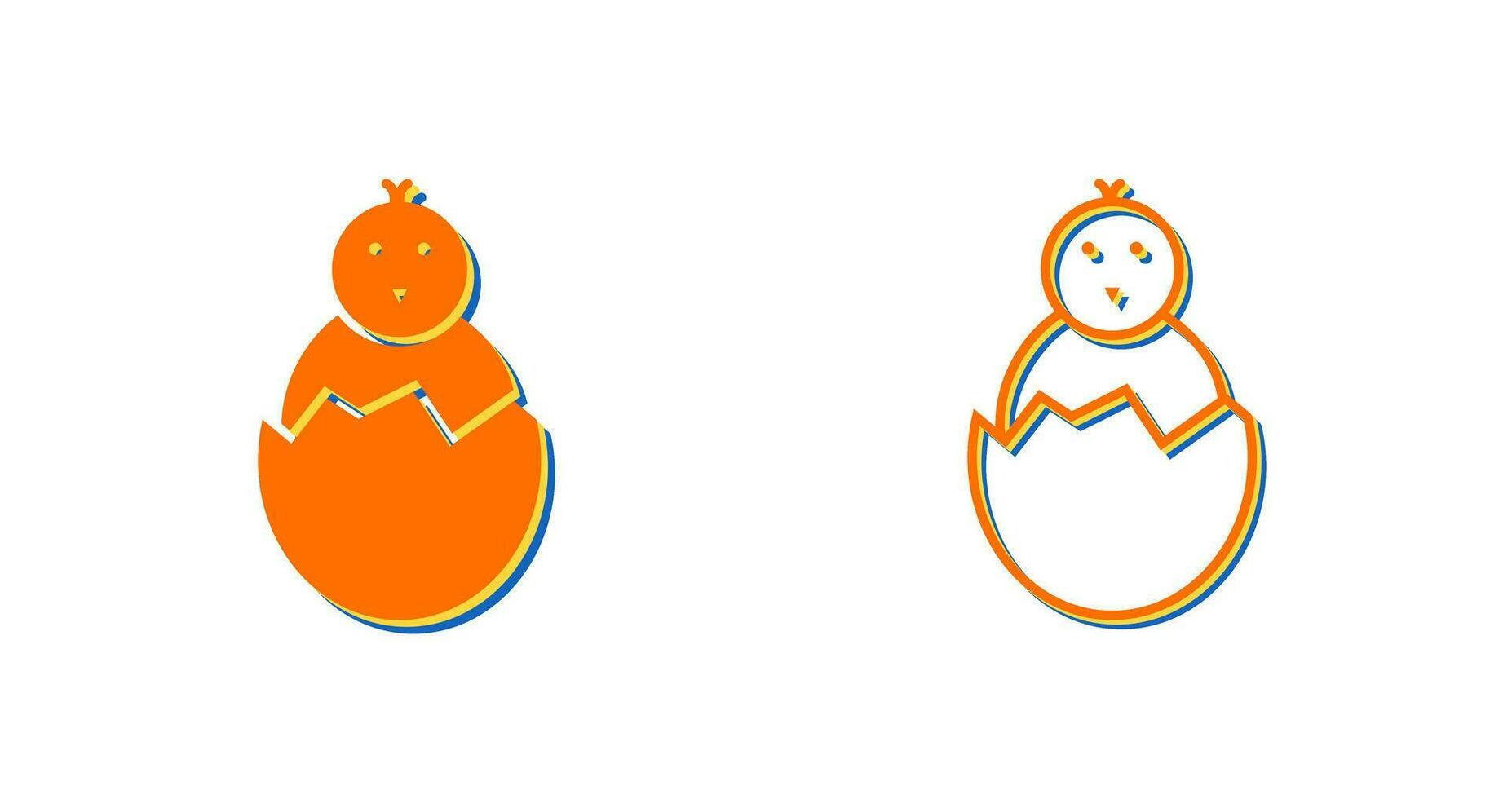Hatched Egg Vector Icon