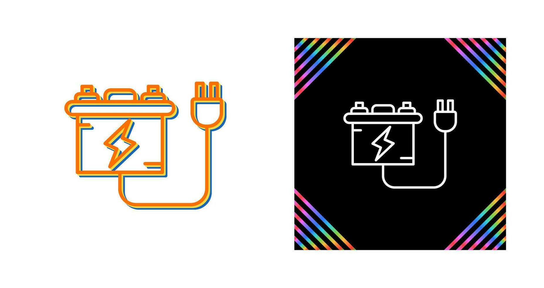 Battery charger Vector Icon