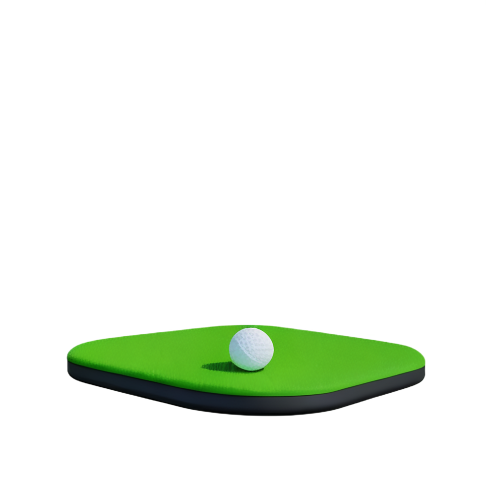 Golf 3d Rendern Symbol Illustration png