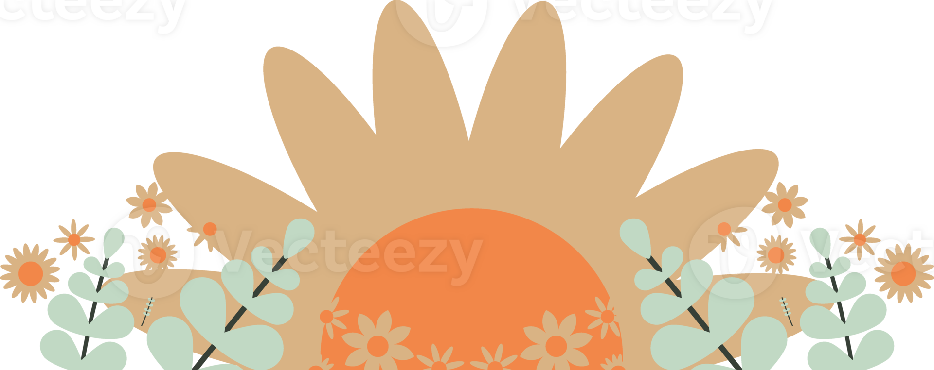 sunflower flower decoration png